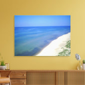 Beach Uitzicht 1 op Canvas Afdruk (Insitu (Woonkamer))
