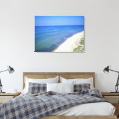 Beach Uitzicht 1 op Canvas Afdruk (Insitu (Slaapkamer))
