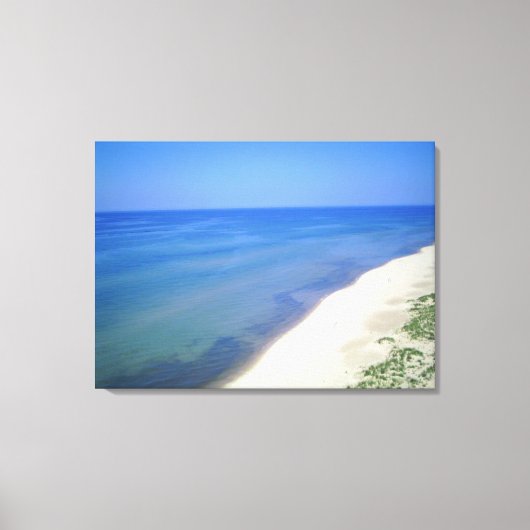Beach Uitzicht 1 op Canvas Afdruk (Voorkant)