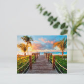 Beach Uitzicht Briefkaart (Staand voorkant)