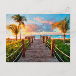 Beach Uitzicht Briefkaart