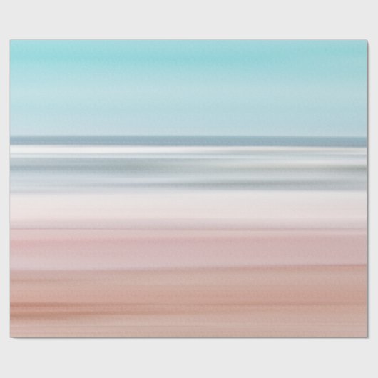 'Beach Uitzicht' Cadeaupapier (Vlak)