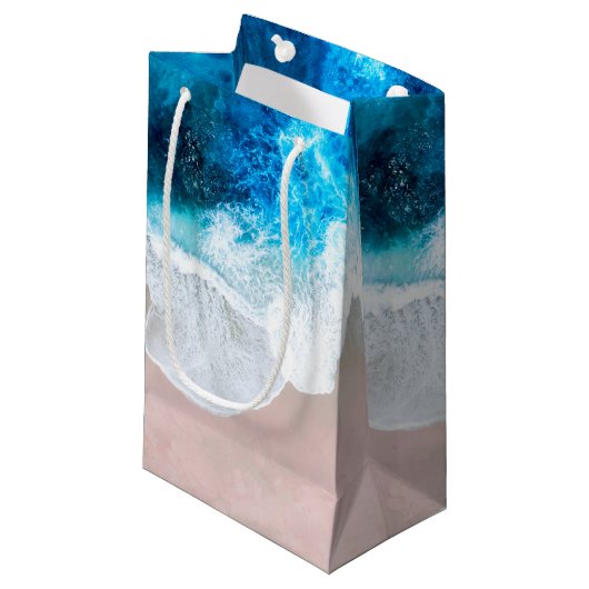 Beach Uitzicht Klein Cadeauzakje (Voorkant Gekanteld)