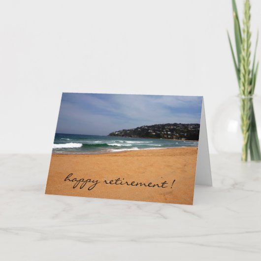 Beach uitzicht pensioen kaart (Voorkant)