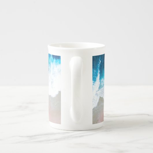 Beach Uitzicht Porselein Kop (Achterkant)