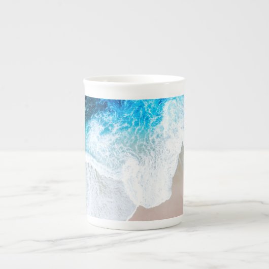 Beach Uitzicht Porselein Kop (Voorkant)