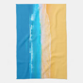 Beach uitzicht theedoek (Verticaal)