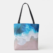 Beach Uitzicht Tote Bag (Achterkant)