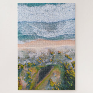 Beach, Uitzicht van de Seascape Legpuzzel