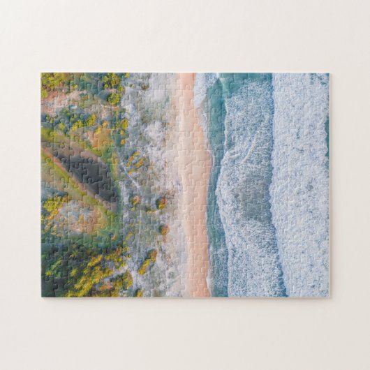 Beach, Uitzicht van de Seascape Legpuzzel (Horizontaal)