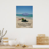 Beach Umberella poster (Keuken)