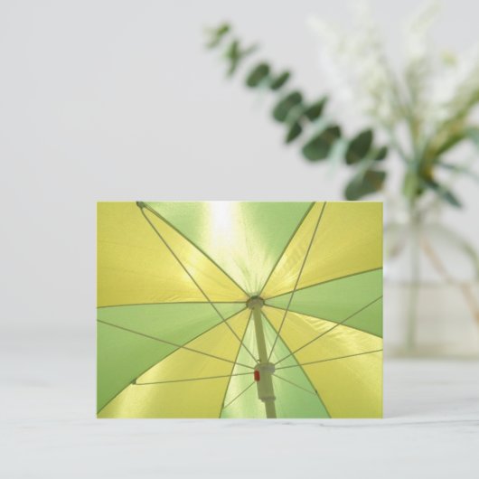 Beach Umbrella Briefkaart (Staand voorkant)