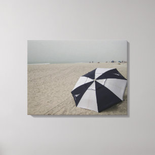 Beach Umbrella Canvas Afdruk