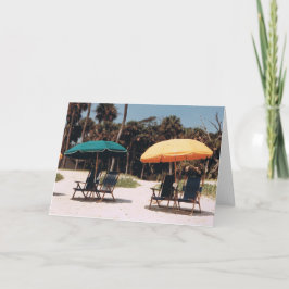 Beach Umbrella Note Kaart
