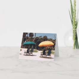 Beach Umbrella Note Kaart