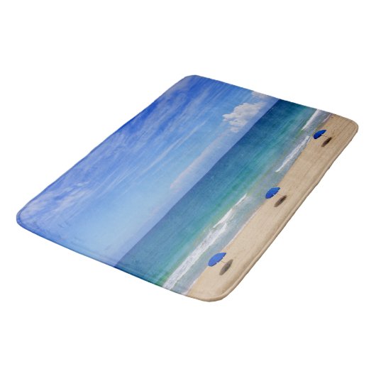 Beach Umbrella Ocean Badmat (Gekanteld)
