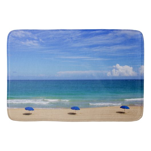 Beach Umbrella Ocean Badmat (Voorkant)