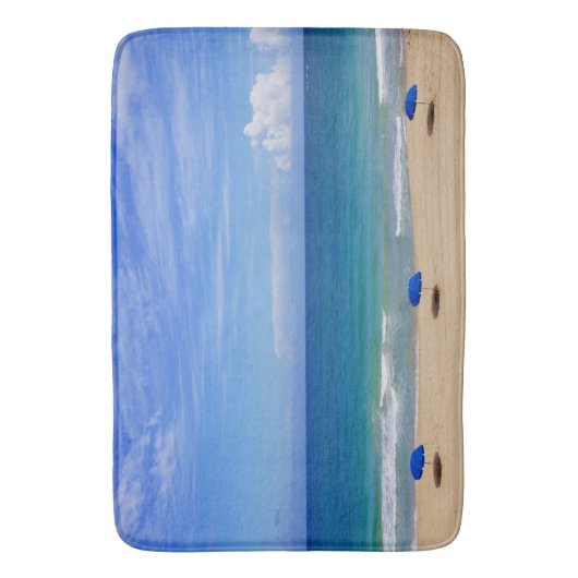 Beach Umbrella Ocean Badmat (Voorkant Verticaal)