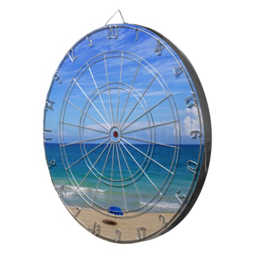 Beach Umbrella Ocean Dartbord (Voorkant Rechts)