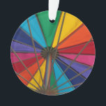 Beach Umbrella Ornament<br><div class="desc">Het perfecte uitzicht van een strandparaplu...  van de strandstoel...  op het strand. Pas het strandhuis aan met de tekst "Het leven is beter op het strand" of met een achterhaalde levensstijl. Of verander het thema in een meer inclusieve samenleving.</div>