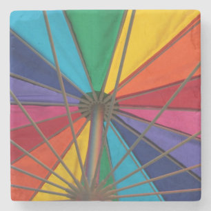 Beach Umbrella Stenen Onderzetter