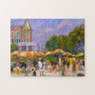 Beach Umbrellas op Blue Point door William Glacken Legpuzzel