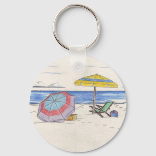 BEACH UMBRELLAS sleutelhanger (Achterkant)