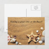 Beach Vacation Briefkaart (Voorkant / Achterkant)