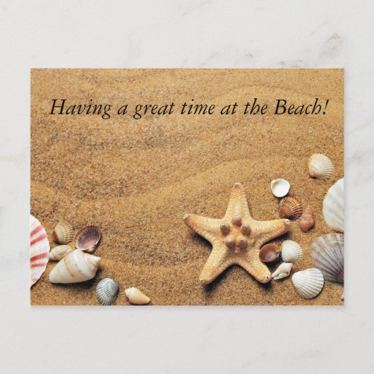 Beach Vacation Briefkaart (Voorkant)