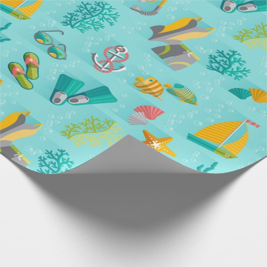 Beach Vacation Cadeaupapier (Hoek)