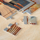 Beach Vacation foto van de familie Legpuzzel (Zijkant)