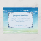 Beach Vacation Home Guest Uitnodiging (Voorkant)