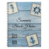 Beach Vacation Home House Gastenboek Inloggen Notitieboek (Voorkant)