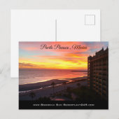 Beach Vacation House Short term Rental Briefkaart (Voorkant / Achterkant)