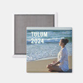 Beach Vacation Photo Magneet (Voorkant / Achterkant)