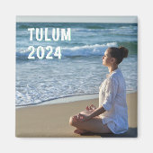 Beach Vacation Photo Magneet (Voorkant)