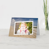 Beach Vacation Photo Memory Kaart (Voorkant)