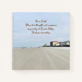 Beach Vacation Rental Guest Notitieboek Review (Voorkant)