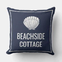Beach Vacation Rental Navy Shell Modern Airbnb