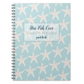 Beach Vacation Rental Star Theme Guest Book Notitieboek (Voorkant)