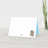 Beach Vakantie Wenskaart Folie Wenskaart (Achterkant)