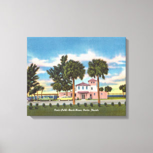 Beach van Venice Florida Canvas Afdruk