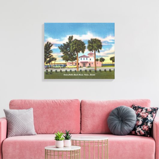  Beach van Venice Florida Canvas Afdruk (Insitu (Woonkamer))