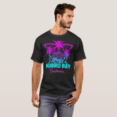 Beach Vaporwave Vacation Souvenir Morro Bay T-shirt (Voorkant volledig)