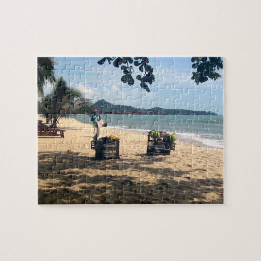 Beach Vendors ... Lamai Beach, Koh Samui Island Legpuzzel (Horizontaal)