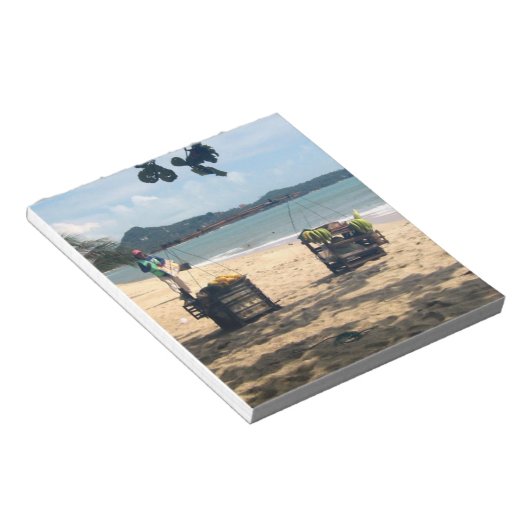 Beach Vendors ... Lamai Beach, Koh Samui Island Notitieblok (Schuin)