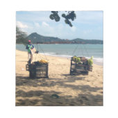 Beach Vendors ... Lamai Beach, Koh Samui Island Notitieblok (Voorkant)