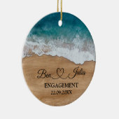 Beach Verloving Ornament (Rechts)