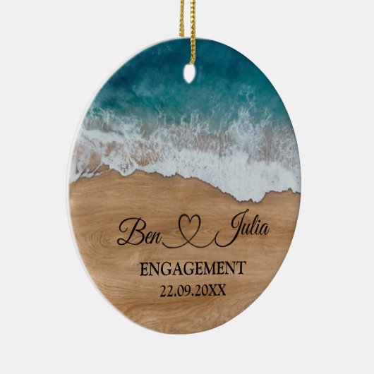 Beach Verloving Ornament (Rechts)