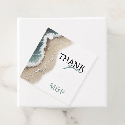 Beach Vibe Bedankjes Labels (In situ)